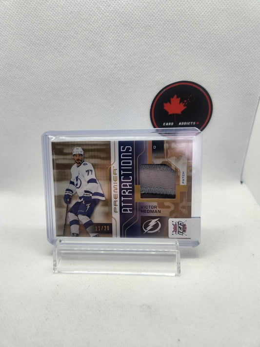 2021-22 Premier Victor Hedman Premier Attractions Upper Deck Patch /20