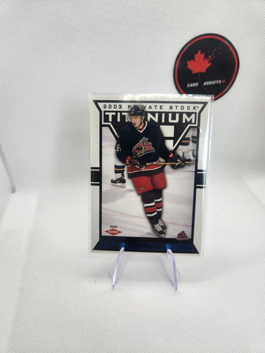 2002-03 PACIFIC PRIVATE STOCK TITANIUM RETAIL RICK NASH ROOKIE /1475