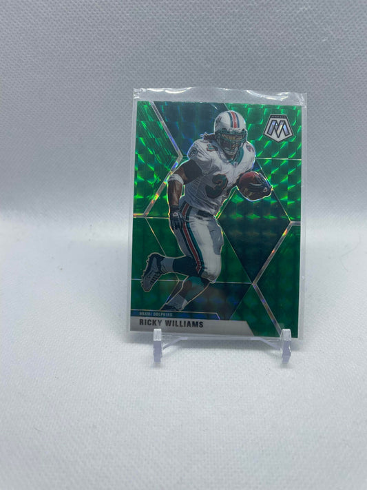 2020 Panini Mosaic Football RICKY WILLIAMS Green Prizm Card