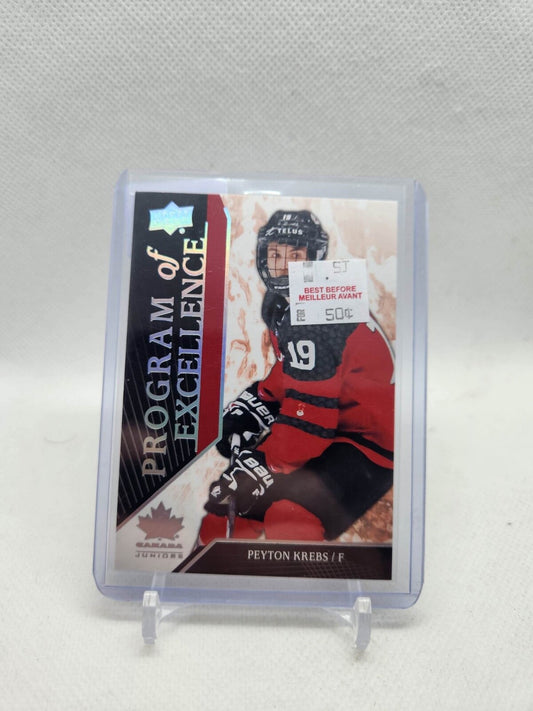 2019-20 UPPER Deck Canada Juniors PEYTON KREBS Program of Excellence #139