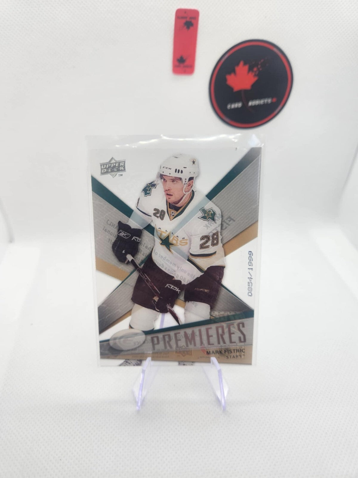 2008-09 UPPER DECK ICE PREMIERES #102 MARK FISTRIC /1999