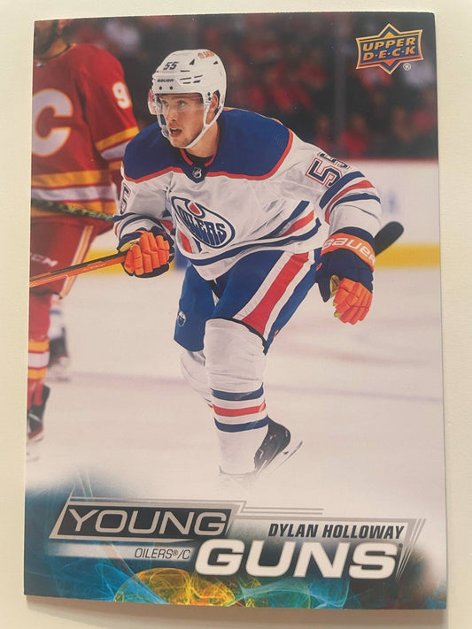 2022-23 UPPER DECK YOUNG GUNS DYLAN HOLLOWAY Jumbo