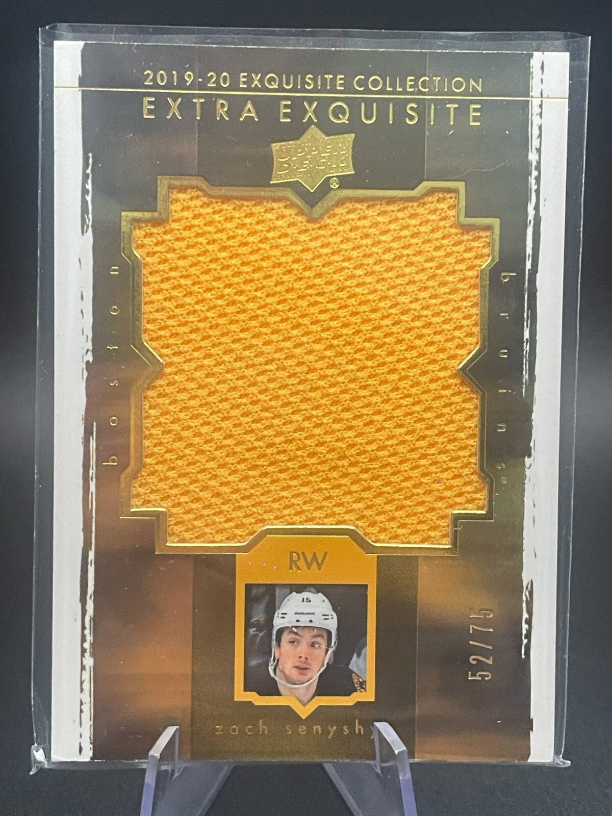 Zach Senyshyn 19/20 Extra Exquisite Jumbo /75 JERSEY/ROOKIE....Bruins