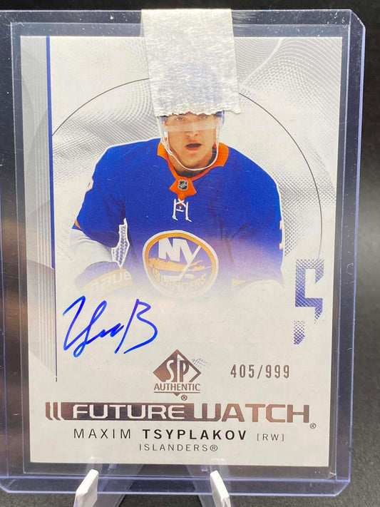 2024-25 Upper Deck SP Authentic Maxim Tsyplakov Future Watch Auto /999