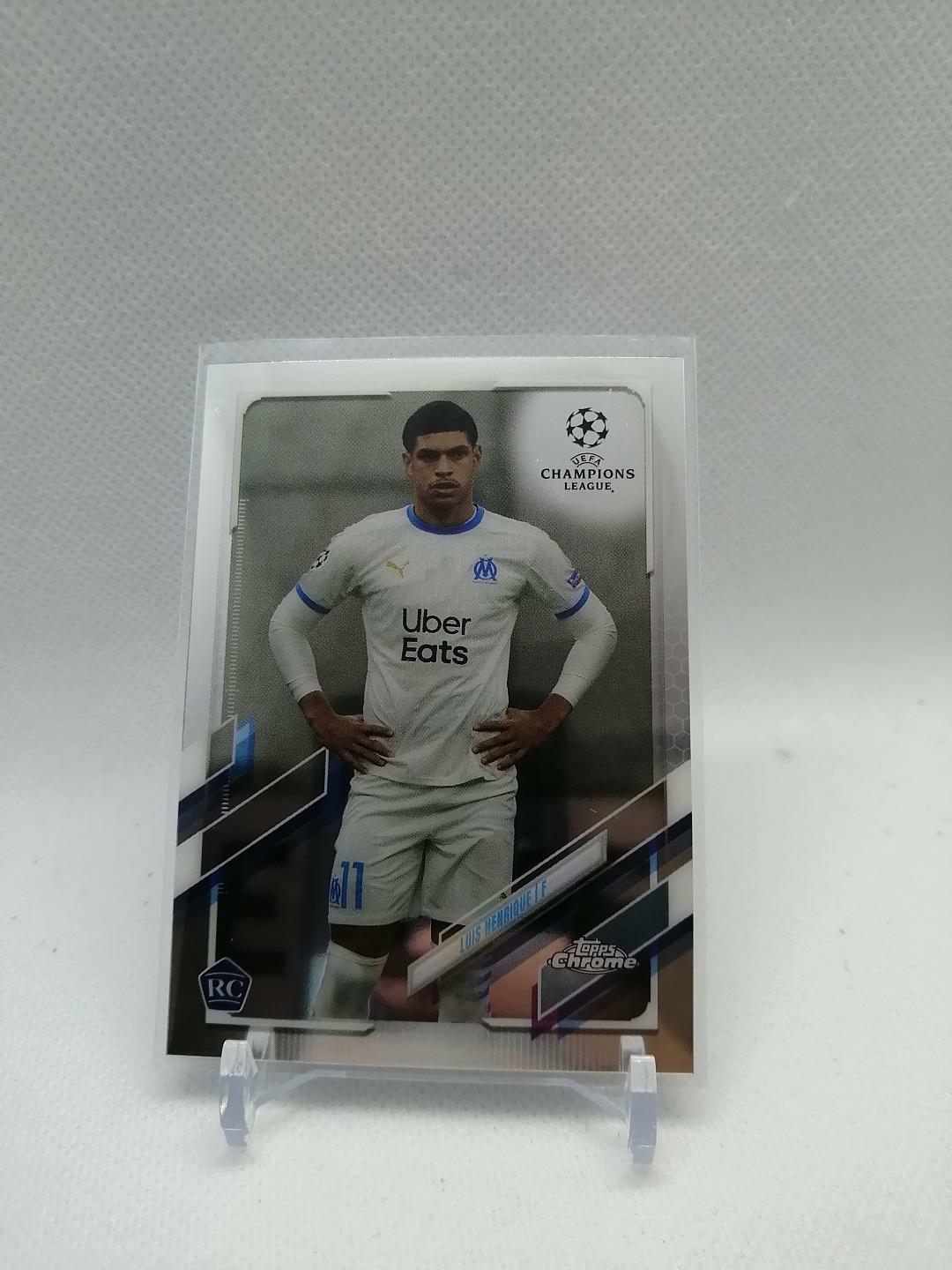 2020-21 Topps Chrome UEFA Champions League Luis Henrique Rookie Card #65