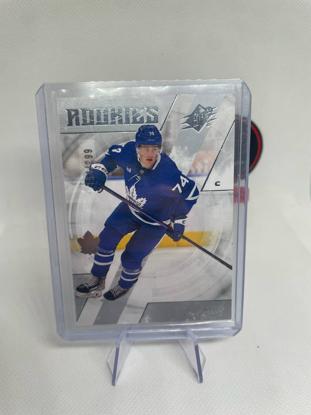 Bobby McMann, Toronto Maple Leafs 2023-24 SPX Rookies Silver /299 #150