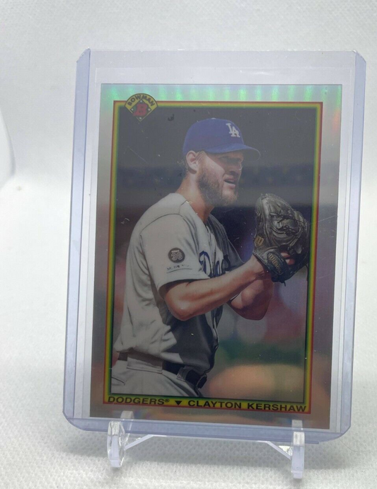Clayton Kershaw #90B-CK - 2020 Bowman Chrome 1990 ParallelLA Dodgers 3 available