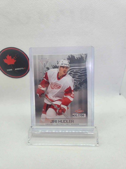 2003-04 Titanium - JIRI HUDLER #117 Detroit Red Wings Rookie RC /750
