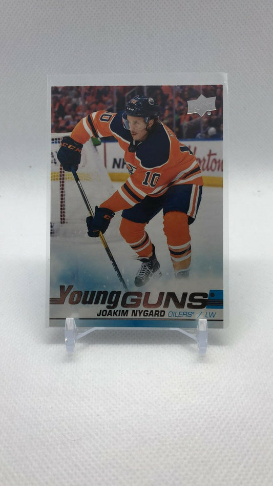 2019-20 UPPER DECK YOUNG GUNS RC JOAKIM NYGARD #213 EDMONTON OILERS YG