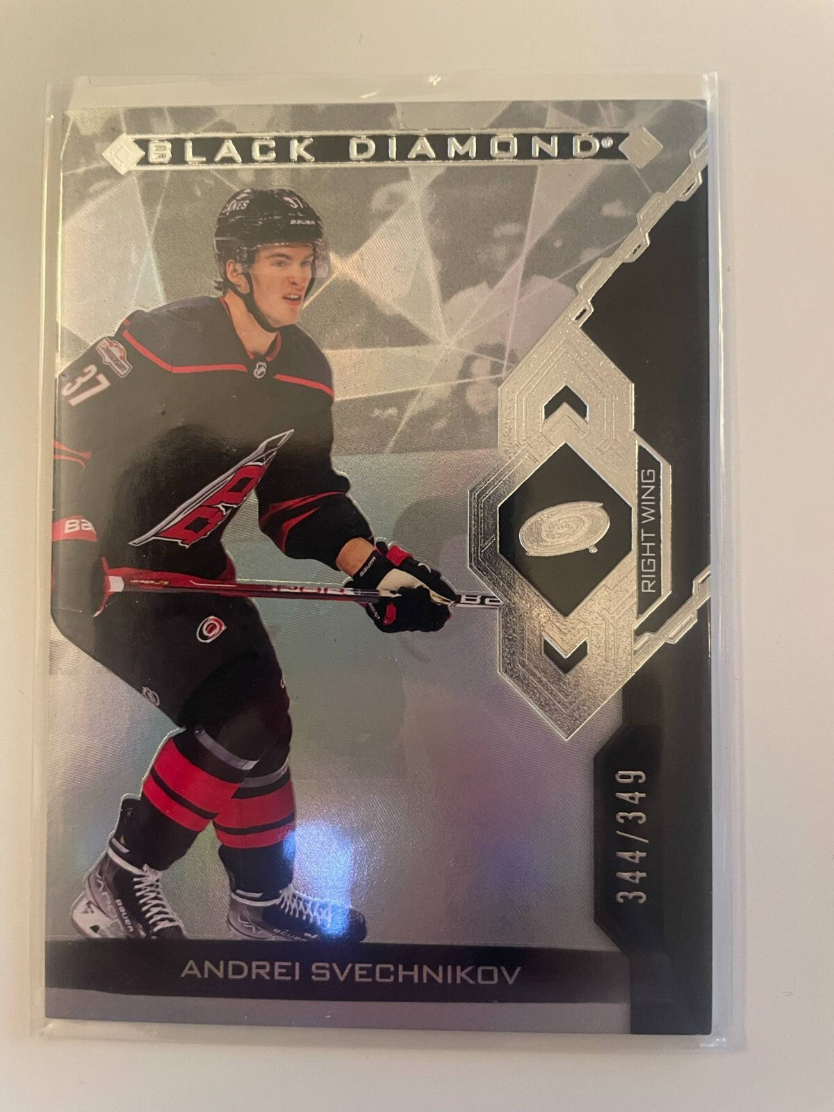 2022-23 UD Black Diamond Parallel Andrei Svechnikov /349 #BDB-AS Carolina