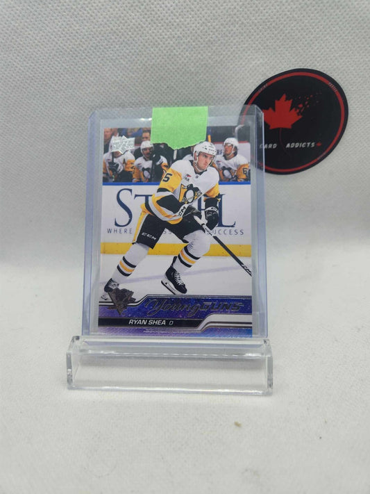2023-24 Upper Deck Ryan Shea YG Young Guns Rookie RC #489 Penguins