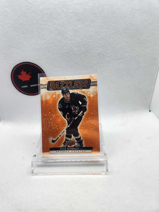 2023-24 Nick Schmaltz Orange Dazzlers Upper Deck Series 1 Hockey Arizona Coyotes