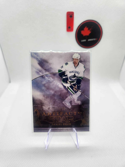 2010 Artifacts Daniel Sedin SP /35 Star Card #164 Purple