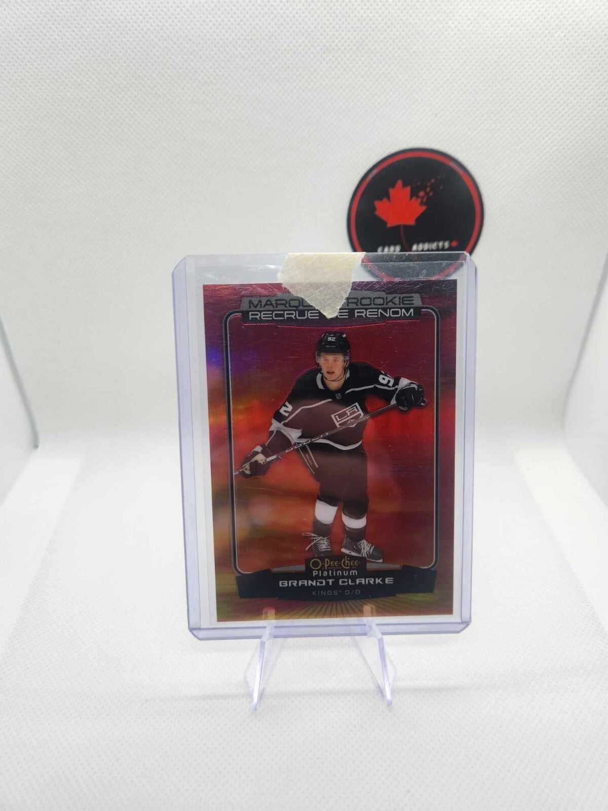 2022-23 UD O-PEE-CHEE OPC PLATINUM BRANDT CLARKE MARQUEE ROOKIE SUNSET #296 RC