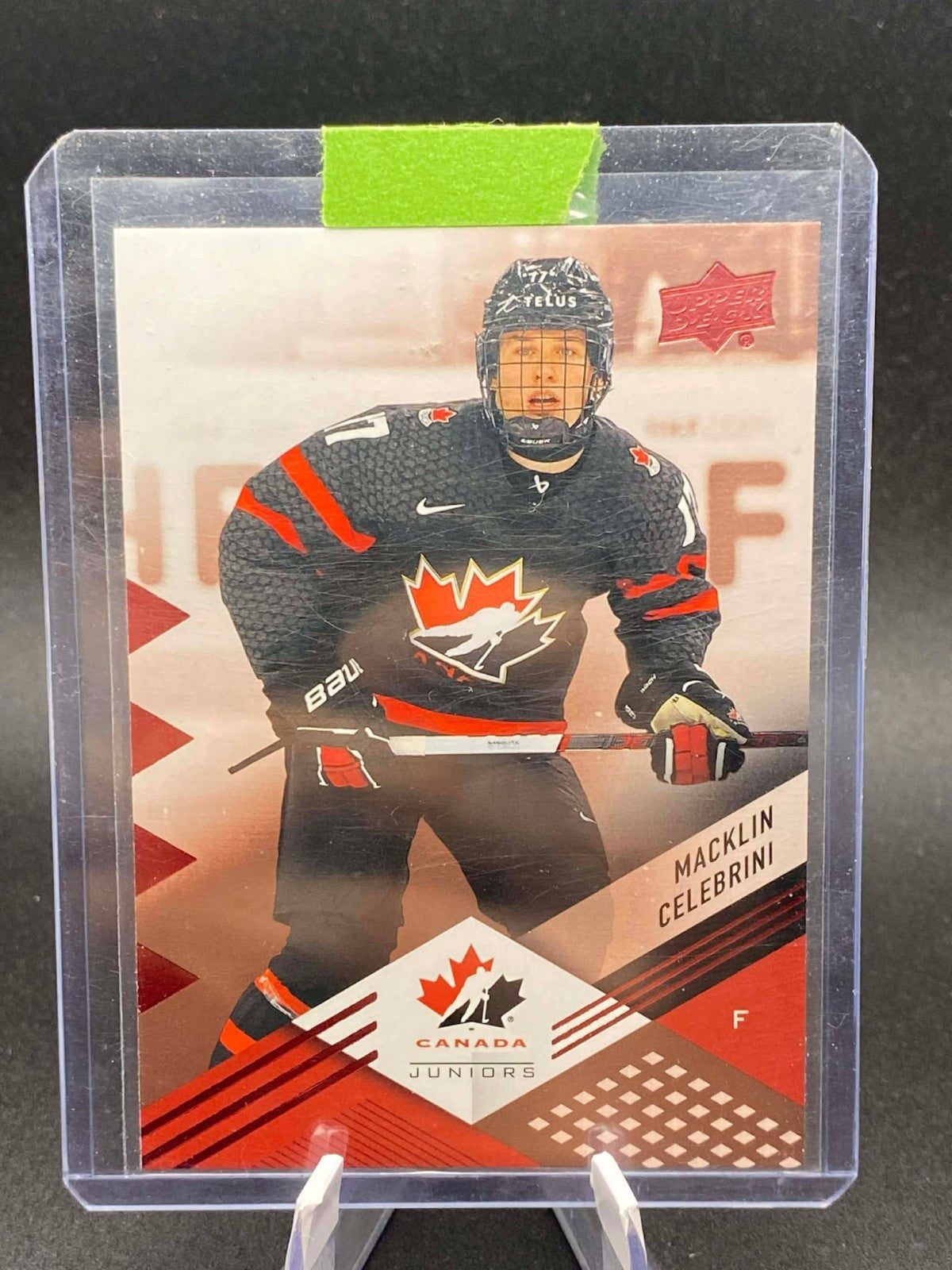 MACKLIN CELEBRINI ROSE GOLD FOIL 2024-25 UPPER DECK TEAM CANADA JUNIORS #11