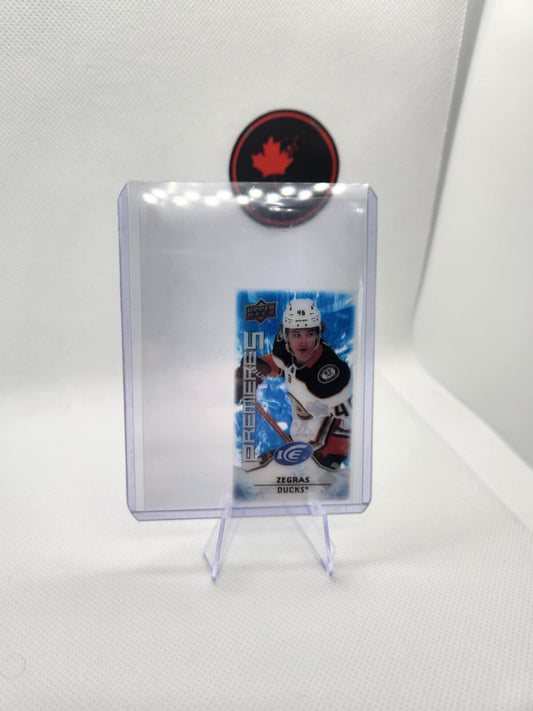2021-22 UD Ice Premieres Mini Trevor Zegras #MI-1