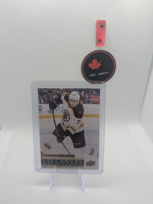2018 19 Upper Deck Jeremy Lauzon Young Guns Canvas #C232