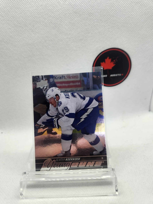 2015-16 Upper Deck Upper Deck Young Guns Slater Koekkoek Silver Foil