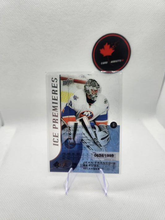 2015-16 UD - Ice - Ice Premieres Jean-Francois Berube 109 /1999