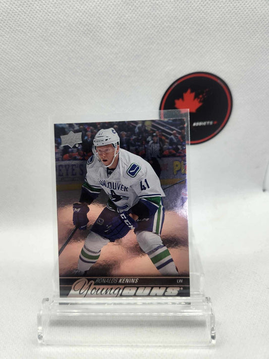 Ronalds Kenins Young Guns Rookie 2015-16 Upper Deck SILVER FOIL #225 Canucks RC