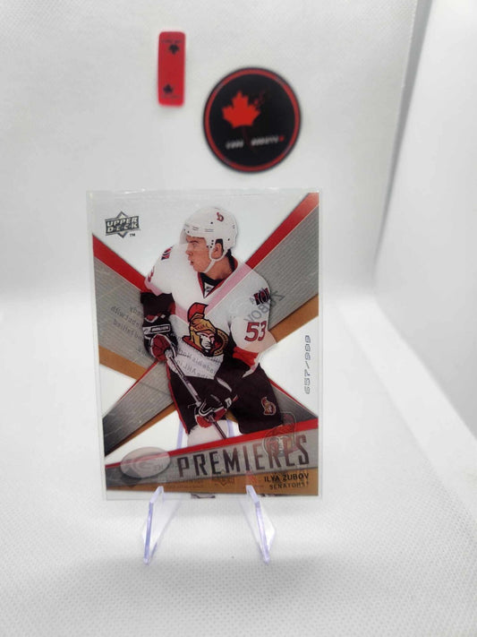 2008-09 Upper Deck Ice ILYA ZUBOV Ice Premieres rookie card #142 /999