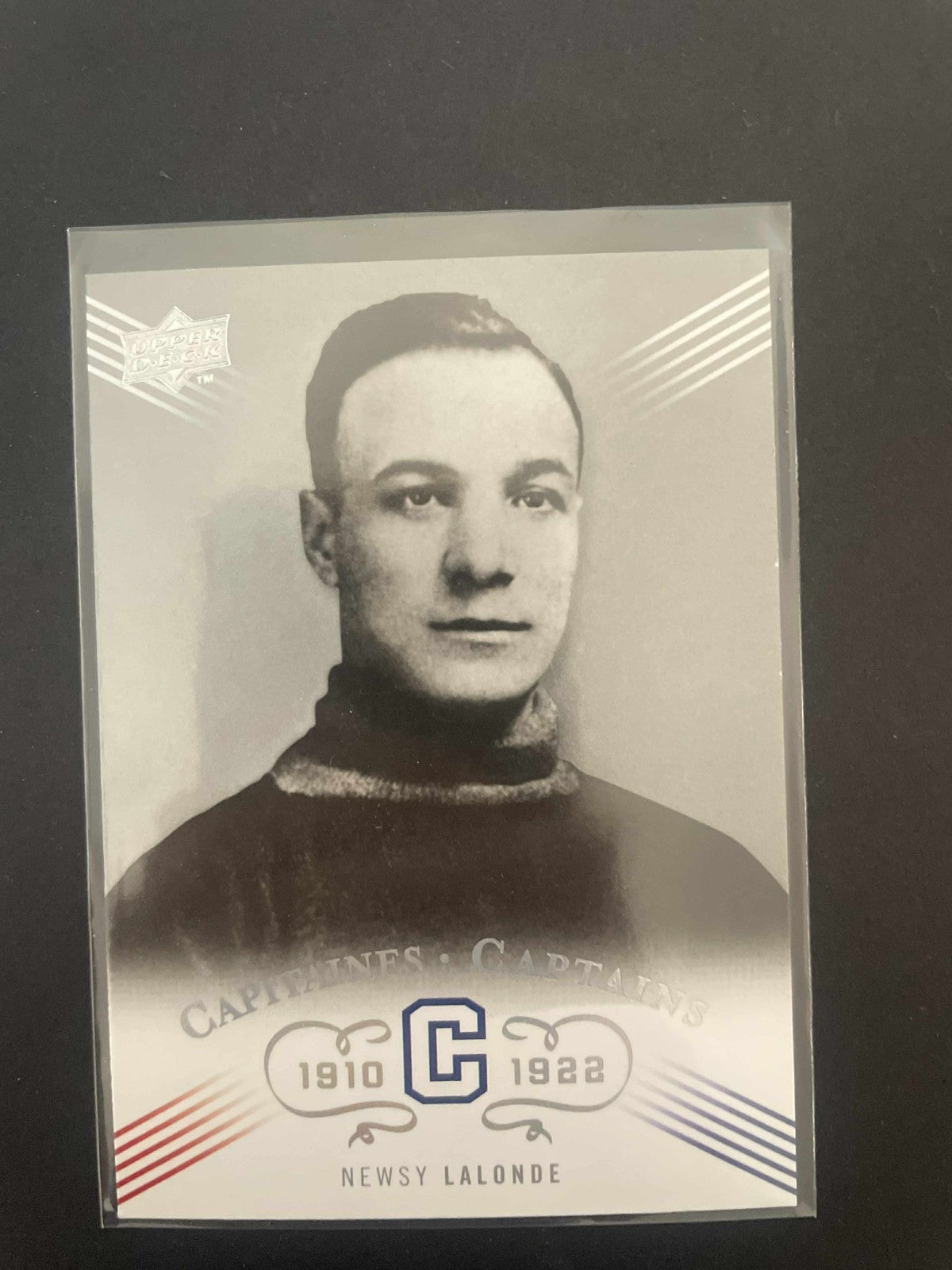 2008-09 UPPER DECK CANADIENS CENTENNIAL SP CAPTAINS NEWSY LALONDE REF I