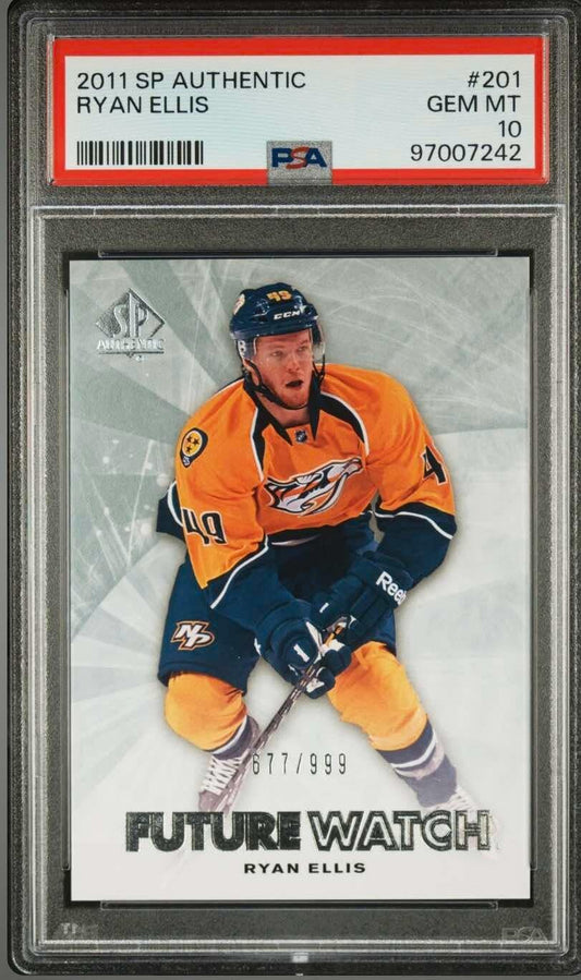 Ryan Ellis 2011-12 SP Authentic Future Watch #/999 PSA 10