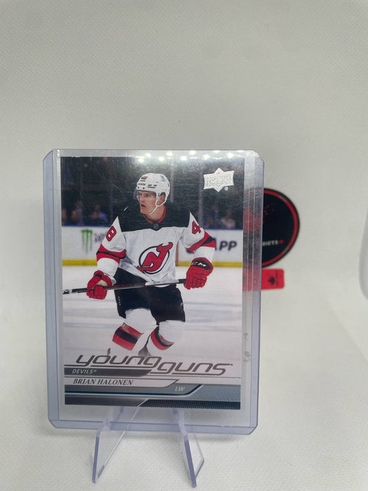 2024-25 Upper Deck Series 2 Young Guns Brian Halonen #452 Devils