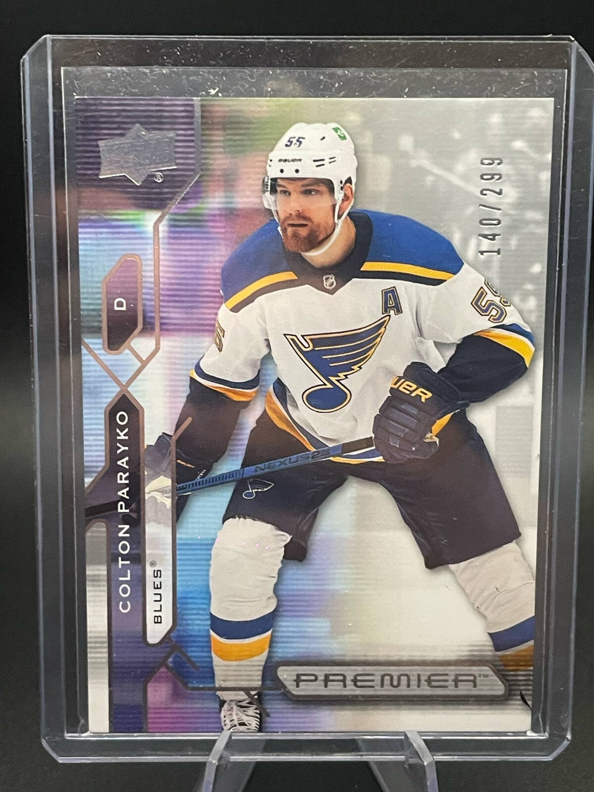 2021-22 Upper Deck Premier Colton Parayko /299 St. Louis Blues #75