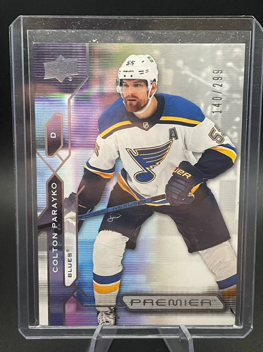 2021-22 Upper Deck Premier Colton Parayko /299 St. Louis Blues #75