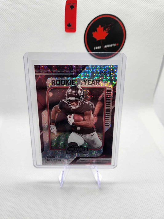 Bijan Robinson RC 2023 Contenders Rookie Of The Year Falcons Card #3