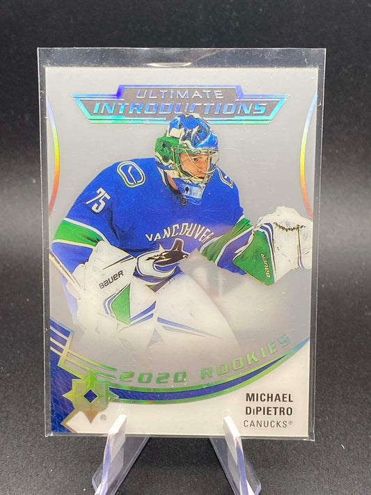 Michael Dipietro 20-21 Ultimate Collection Rookies Introductions Canucks