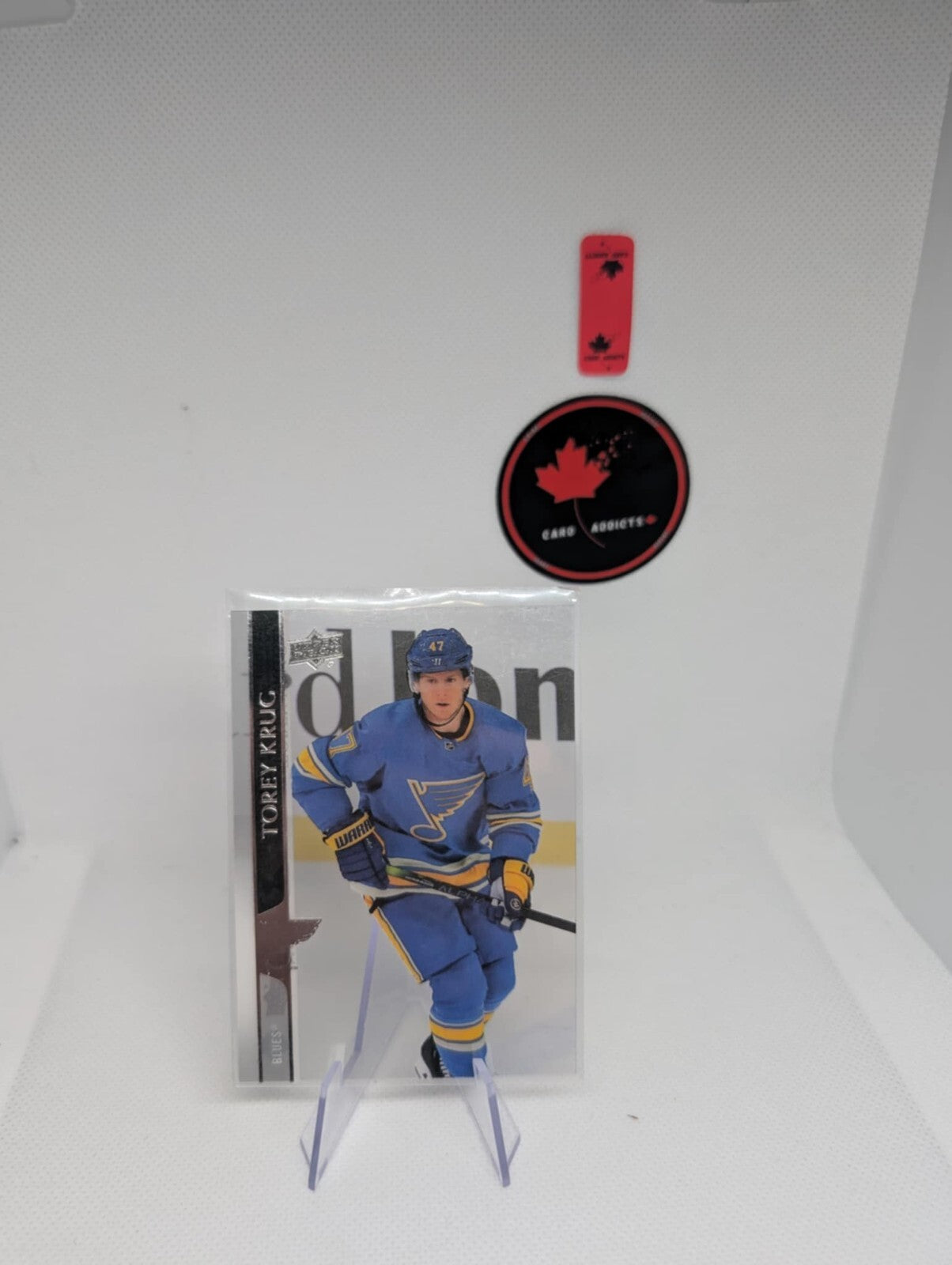 2020-21 UPPER DECK CLEAR CUT INSERT TOREY KRUG ST. LOUIS BLUES #621
