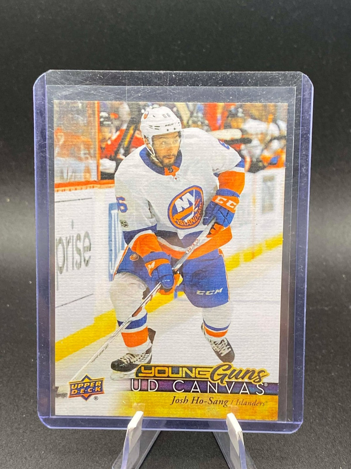2017-18 Upper Deck UD Canvas YOUNG GUNS Josh Ho-Sang New York Islanders #C221
