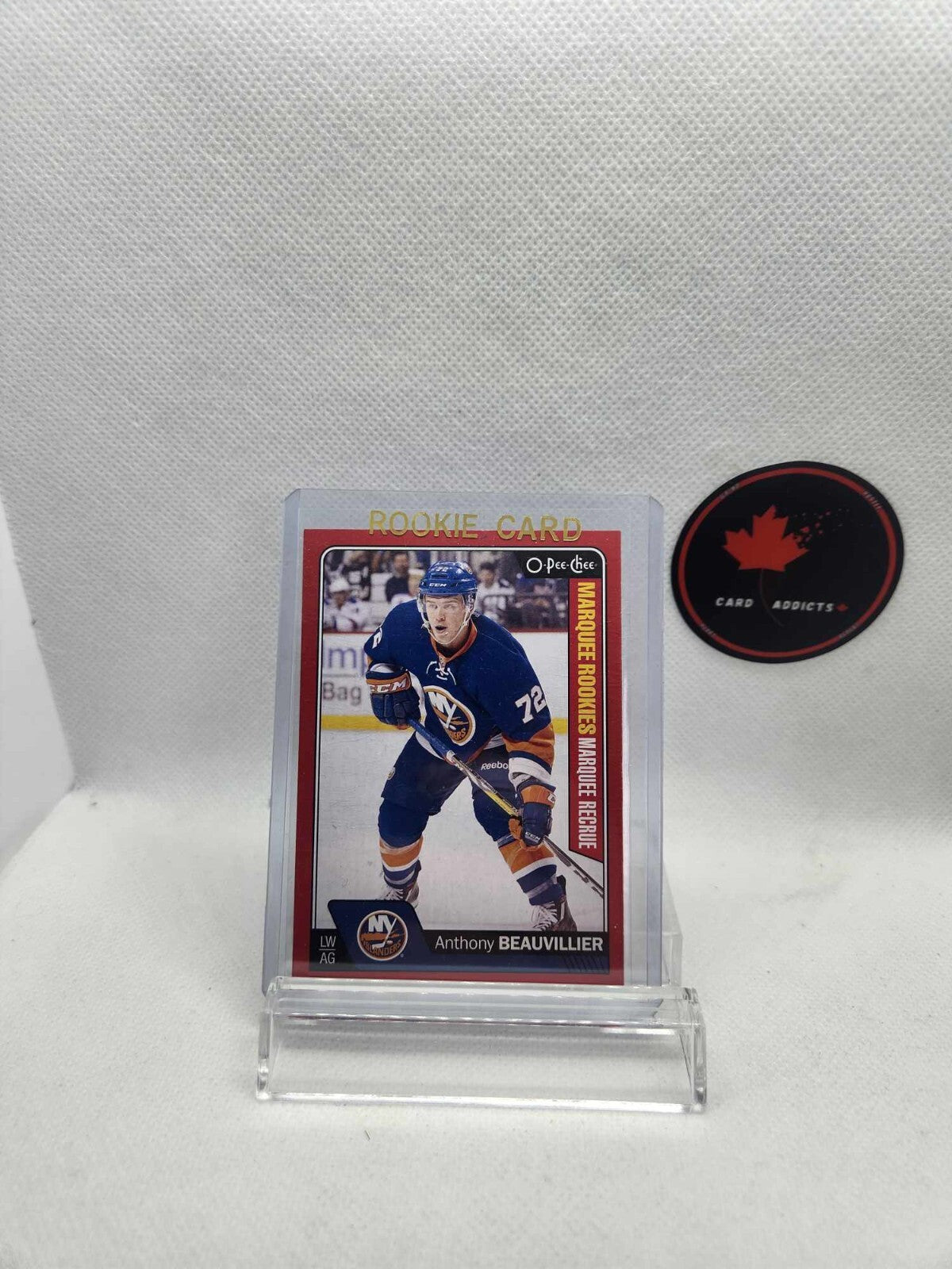 2016-17 OPC RC RED PARALLEL ANTHONY BEAUVILLIER ISLANDERS