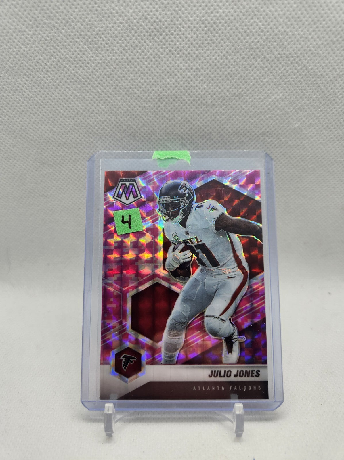 2021 PANINI MOSAIC JULIO JONES PINK CAMO PRIZM #15 ATLANTA FALCONS