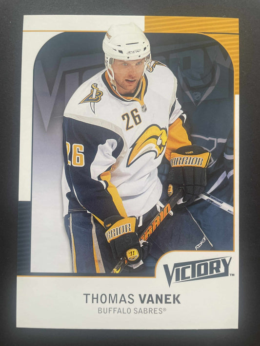 2009-10 Upper Deck Victory Hockey Oversized Jumbo Thomas Vanek #OS5 REF I