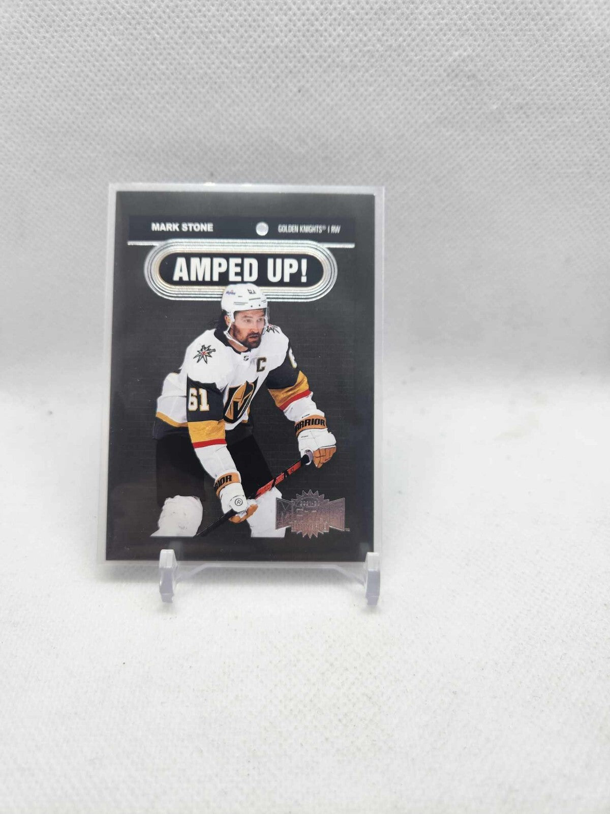 2021-22 Skybox Metal Universe Amped Up! Insert Mark Stone #AU-4 Vegas