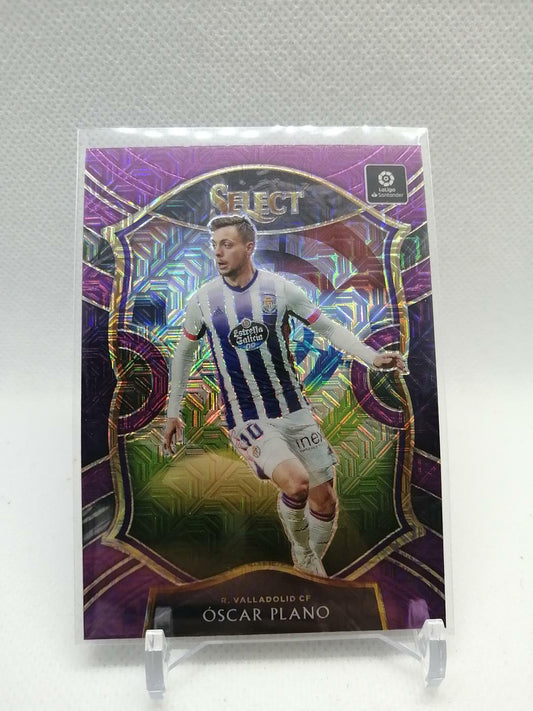 2020-21 Panini Chronicles Select La Liga Purple Mojo Oscar Plano #17