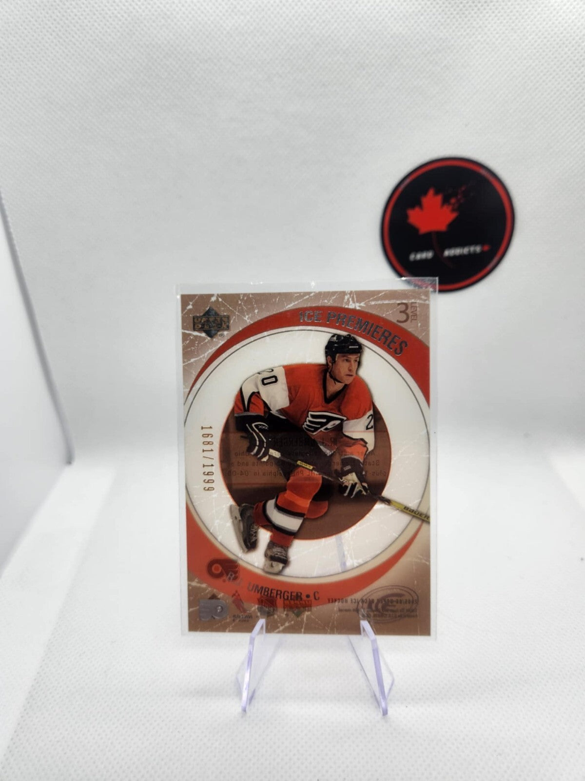 2005-06 UPPER DECK ICE PREMIERES LEVEL 3 RC /1999 R.J. Umberger #124