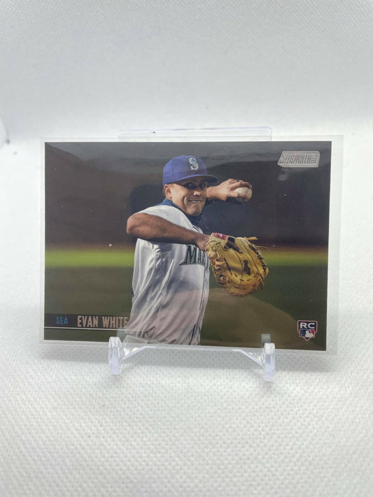 2021 Topps Stadium Club Base #43 Evan White - Seattle Mariners RC