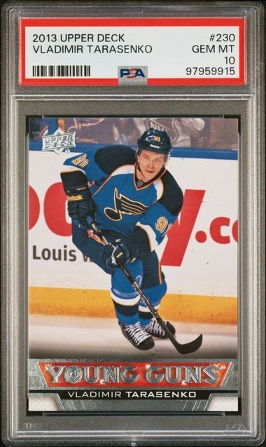 2013-14 UD Series 1 Vladimir Tarasenko Young Guns PSA 10 Gem Mint RC # 230