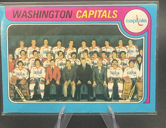 1979-80 OPC HOCKEY #260 - CAPITALS TEAM CARD UNMARKED REF I