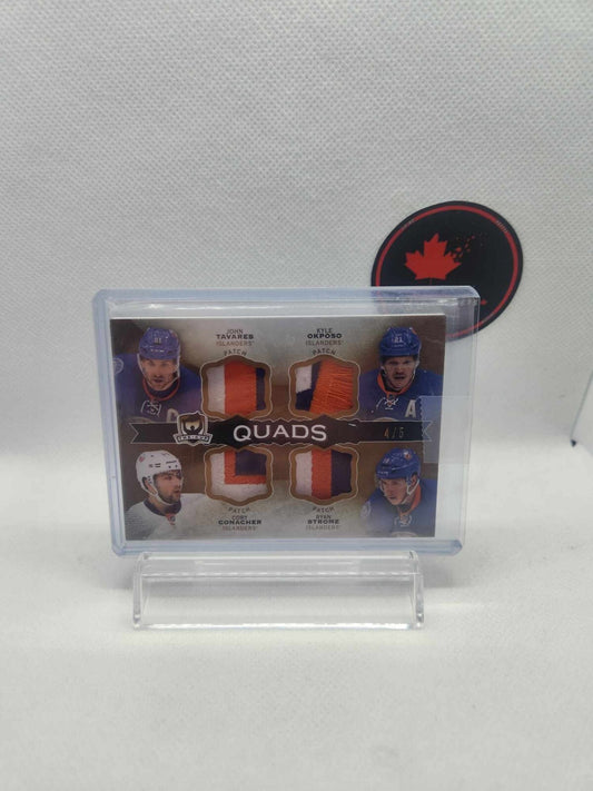 2014-15 The Cup Rookie Quads Sick Patches Tavares Strome Okposo Conacher /5 WOW