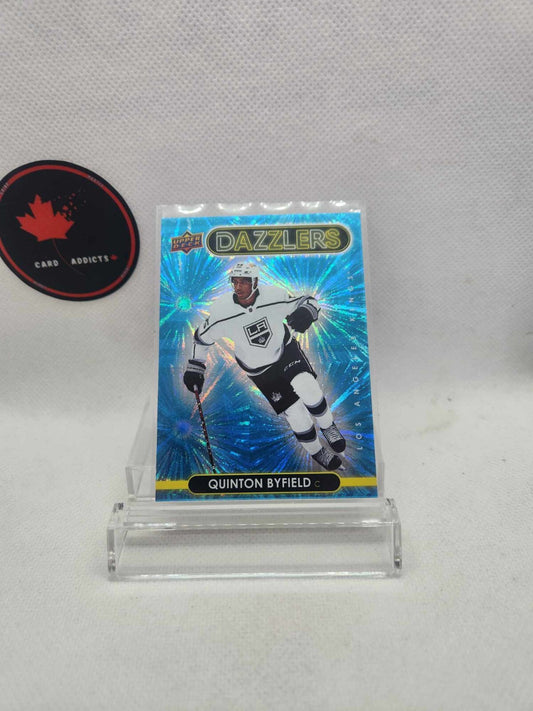 2021-22 Upper Deck Series 1 Quinton Byfield Dazzlers Blue #DZ-23