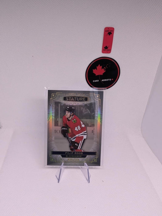 2022-23 Upper Deck Stature Filip Roos Rookie /399 Chicago Blackhawks