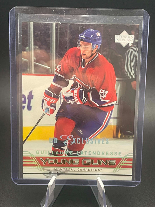 2006-07 Upper Deck Young Guns Guillaume Latendresse #221 Exclusives /100