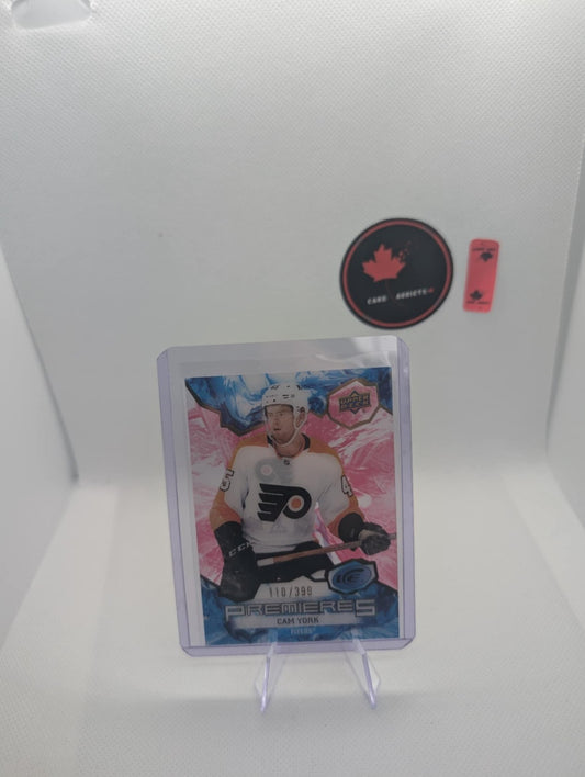 2021-22 Ice Premieres RED #177 Cam York (/399