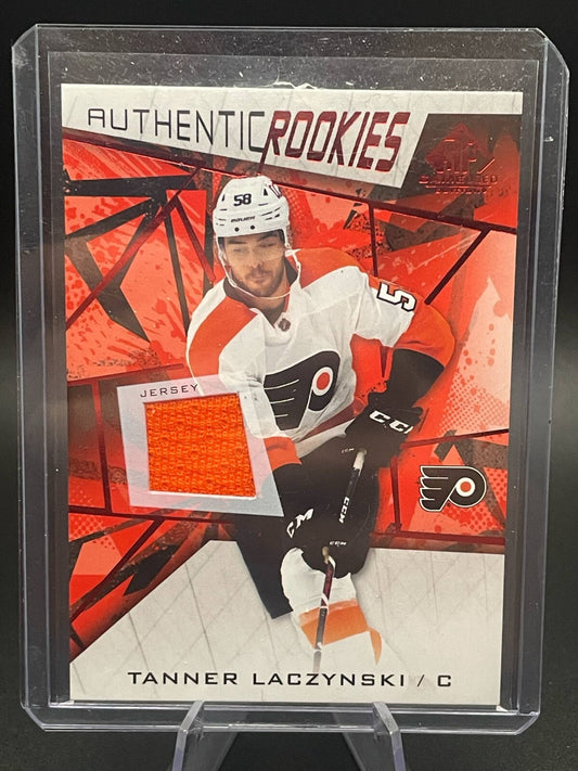 2021-22 SP Game Used Red Jersey #151 Tanner Laczynski AUTHENTIC ROOKIES