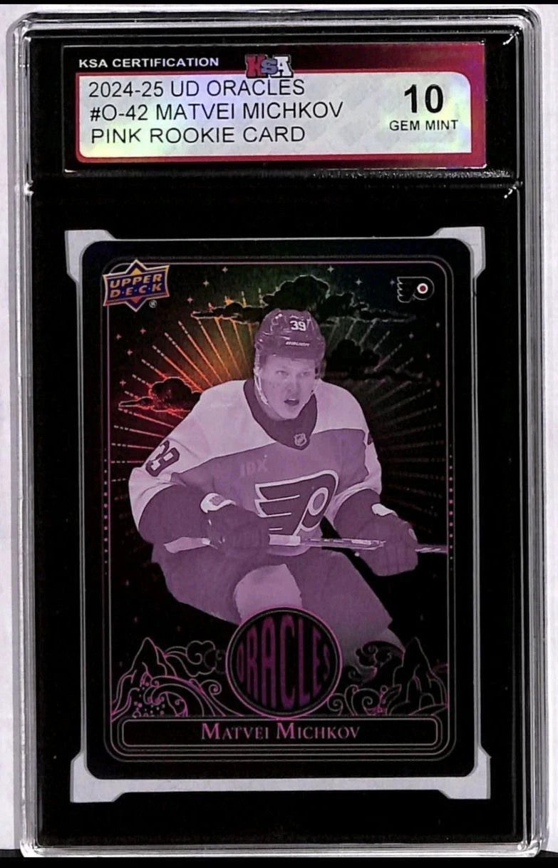 2024-25 Upper Deck Oracles Pink Matvei Michkov Rookie Flyers #O-42 KSA 10
